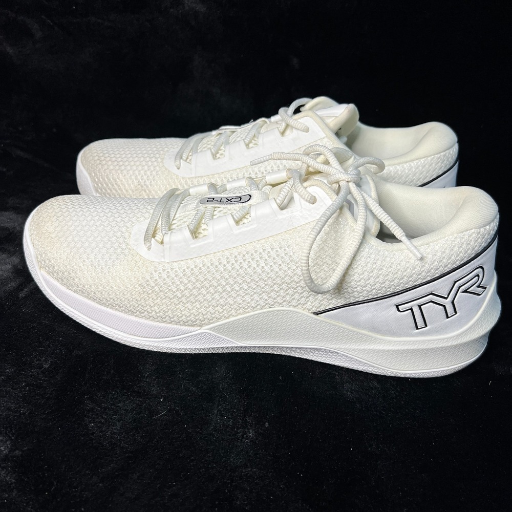 TYR CXT-2 Trainer Unisex M11.5/W13 Athletic Shoes White Performance Sneakers
